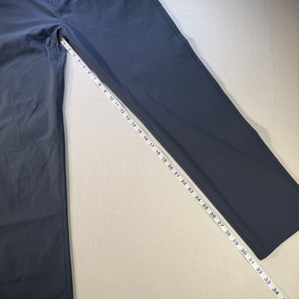 Vuori Mens 38 Meta Pant  Grey Technical Chino Performance Trousers Classic Nice - Picture 5 of 16